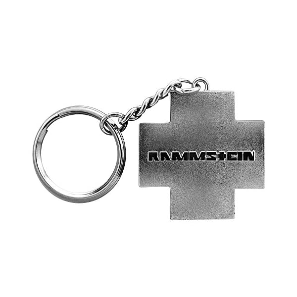Rammstein Schlüsselanhänger Logo metallic, Offizielles Band Merchandise – Bild 3