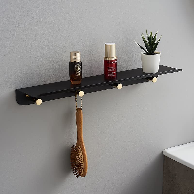 Barre serviette cuivre étanche 50 cm rack de rangement mural anti-rouille