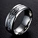 DKANG Bague Homme Viking, Bague en Carbure De Tungstène De Dragon Celtique De 6mm, Acier Inoxydable, Anneau en Acier Inoxydable, Anneau De Dragon pour Hommes, Anneau De Dragon en Acier Titane