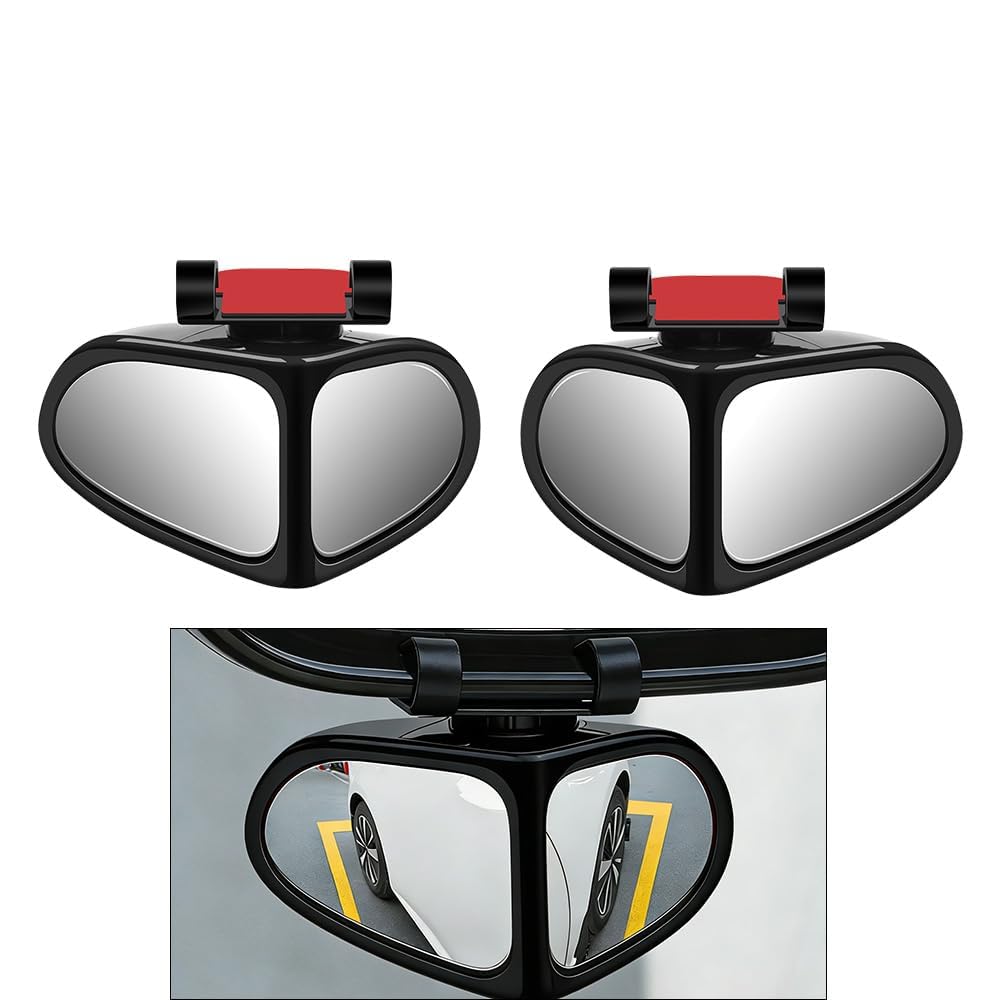 XKINTCS Blind Spot Mirrors for Land Rover Range Rover SV Coupe Evoque I Coupe with Dual View to Eliminate Blind Spots and Assist Parking,Black