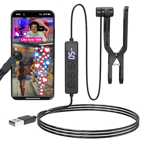 STRONGBERRY Auto Clicker for Phone and PC, USB Automatic Tap Screen Clicker, High-Speed 50 Taps/Sec, for Gaming, TikTok Likes, Live Streams, Reward Tasks