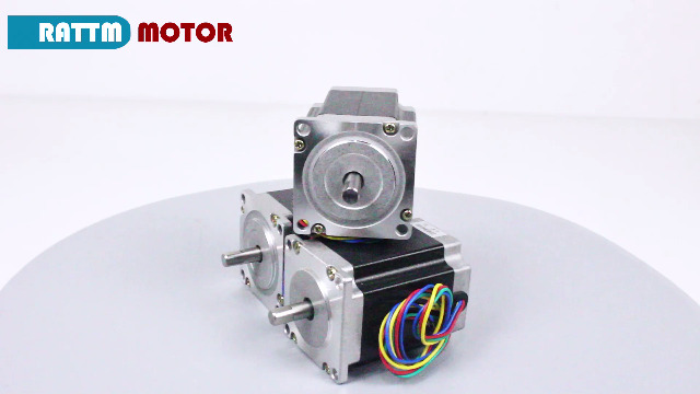 RATTMMOTOR 3pcs Nema23 23HS8430B Dual Shaft 57mm×57mm×76mm Stepper