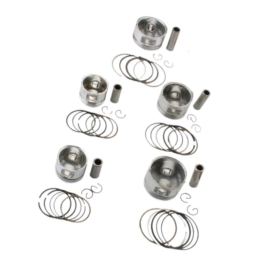 Kit piston gros alésage 44mm 60cc pour moteur scooter GY6 139QMB