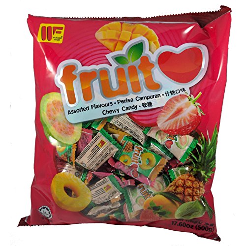 Wonder Food - Dulces masticables sabor frutas 500g miniatura 1