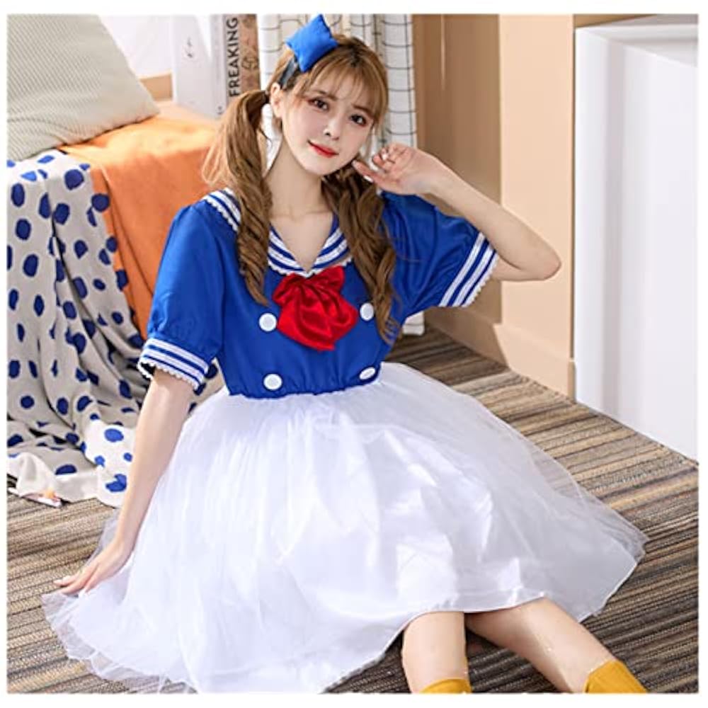 ドナルドダックコスプレ(大人用) Amazon.co.jp: ハロウイン大人用仮装 ドナルドダックコスプレ