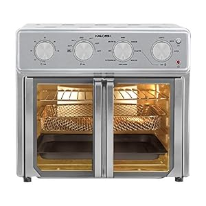 Kalorikmaxxairfryeroven26quart9in1countertoptoasterovenandairfryercombofrybakeroastrotisseriemorelargeglassfrenchdoors7accessories1700wattsstainlesssteel Urban Country Home Decor Kalorik maxx air fryer oven 26 quart 9 in 1 countertop toaster oven and air fryer combo fry bake roast rotisserie more large glass french doors 7 accessories 1700 watts stainless steel urban country home decor