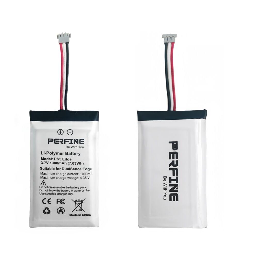 Batería para mando de juego PS5 Edge, BAGP1001, batería de repuesto para Sony Play Station 5 DualSense Edge, 1800 mAh