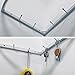 Corner Hanging Bar, Rack Iron Wall Mounted Right Angle Corner Clothing Rack, Industrial Pipe Garment,Multi-Purpose Hanging Rod, for Retail Display, Closet Storage(Gold)
