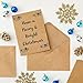 Best Paper Greetings Blank A7 Note Cards & Envelopes Set - Kraft Paper Stationery & Blank Cards and Envelopes - DIY Paper Crafting Supplies & Letter Writing Stationery - 5x7 In, 50-Pack, Brown Kraft