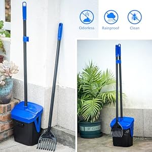 TIMINGILA Pooper Scooper Swivel Bin & Rake for Large Medium Small Dogs Non-Breakable Dog Poop Scooper with 20 Waste Bags Easy to Clean Pet Waste Use for Yard, Grass, Dirt or Gravel - Pet Supplies TIMINGILA Pooper Scooper Swivel Bin Rake for Large Medium Small Dogs Non Breakable Dog Poop Scooper with 20 Waste Bags Easy to Clean Pet Waste Use for Yard Grass Dirt or Gravel Pet Supplies