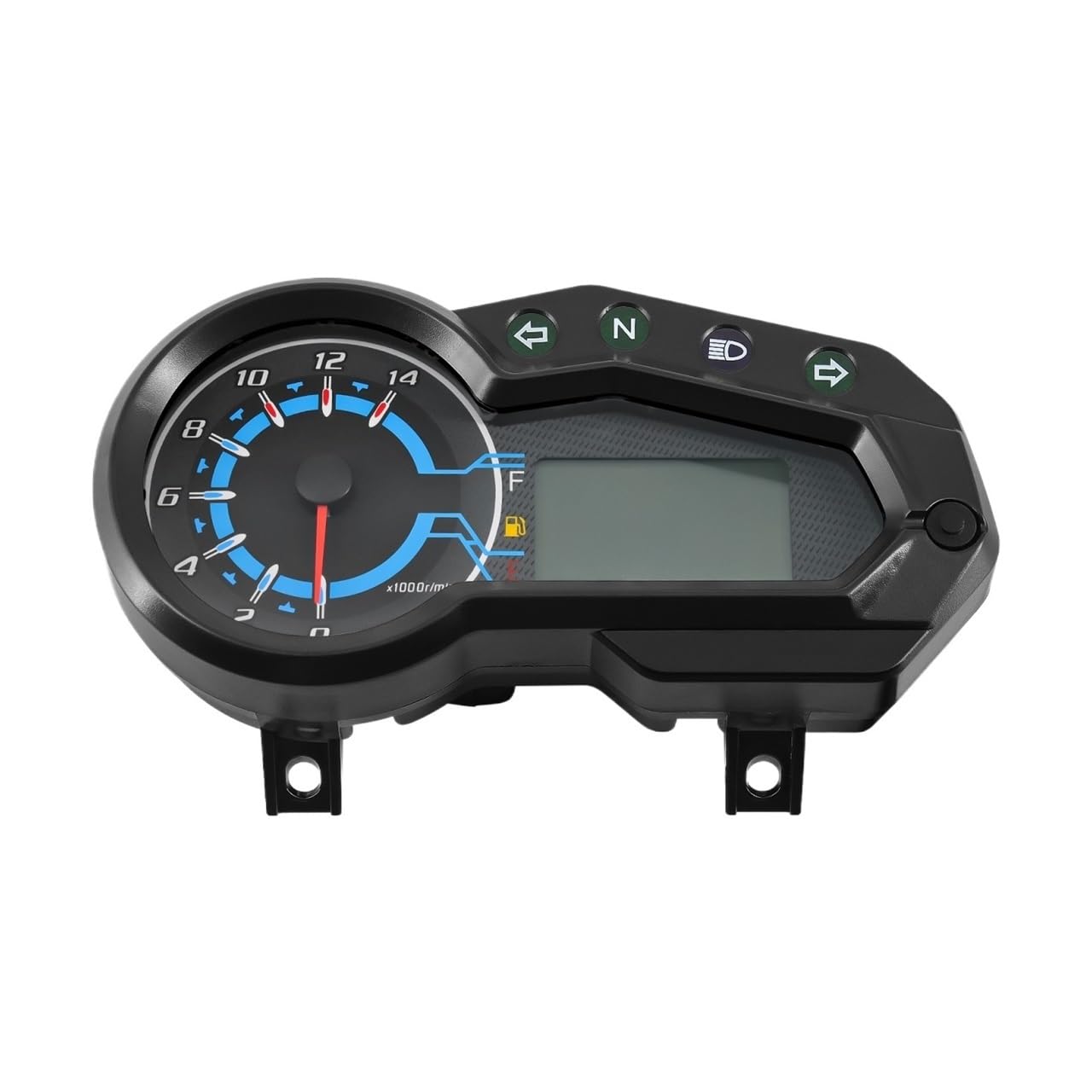 Moto Contachilometri Indicatore per quadro strumenti tachimetro della motocicletta Misuratore moto 12V per strumento digitale per misuratori per ITALIKA