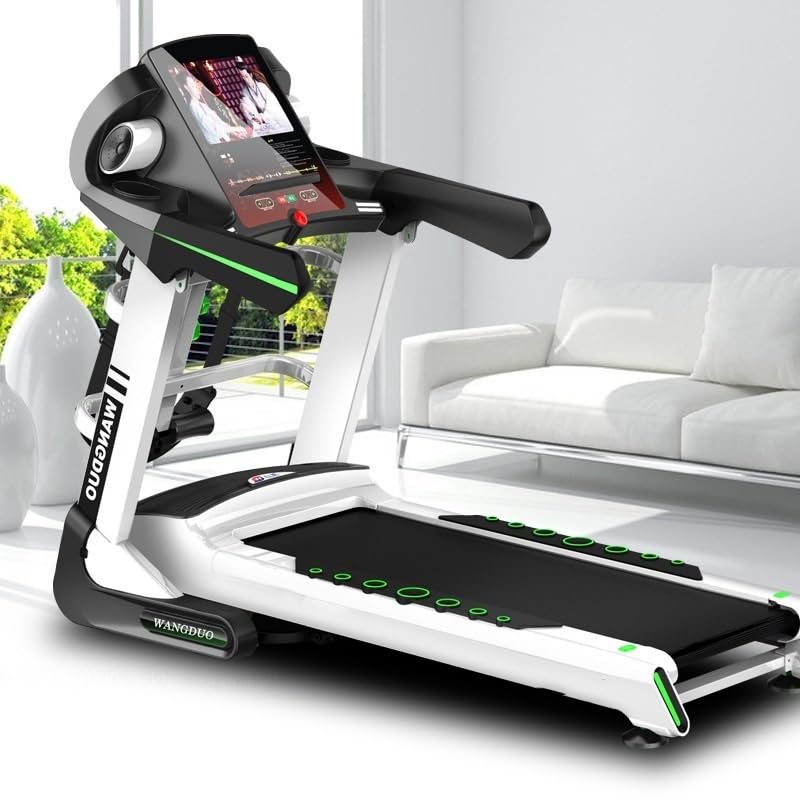 Image of Foldable Treadmill,Fitness Mini Multifunctional Electric Ultra Quiet, Suitable for Home, Gym, Business Office Use