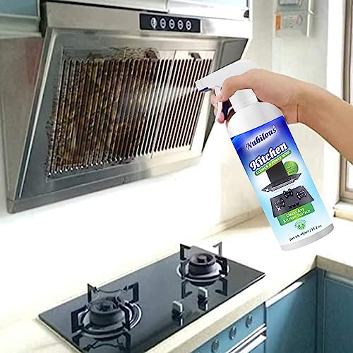 Image of Nubilous kitchen Cleaner Spray Oil & Grease Stain Remover Stove & Chimney Cleaner Spray Non-Flammable Nontoxic Magic Degreaser Spray for Kitchen Gas Stove Cleaning Spray for Grill
