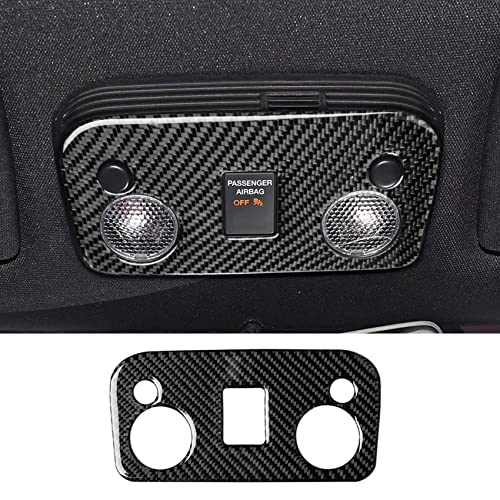 MEEAOTUMO Carbon Fiber Roof Reading Lamp Decorative Sticker Interior Trim Accessories for Ford Mustang 2015-2022