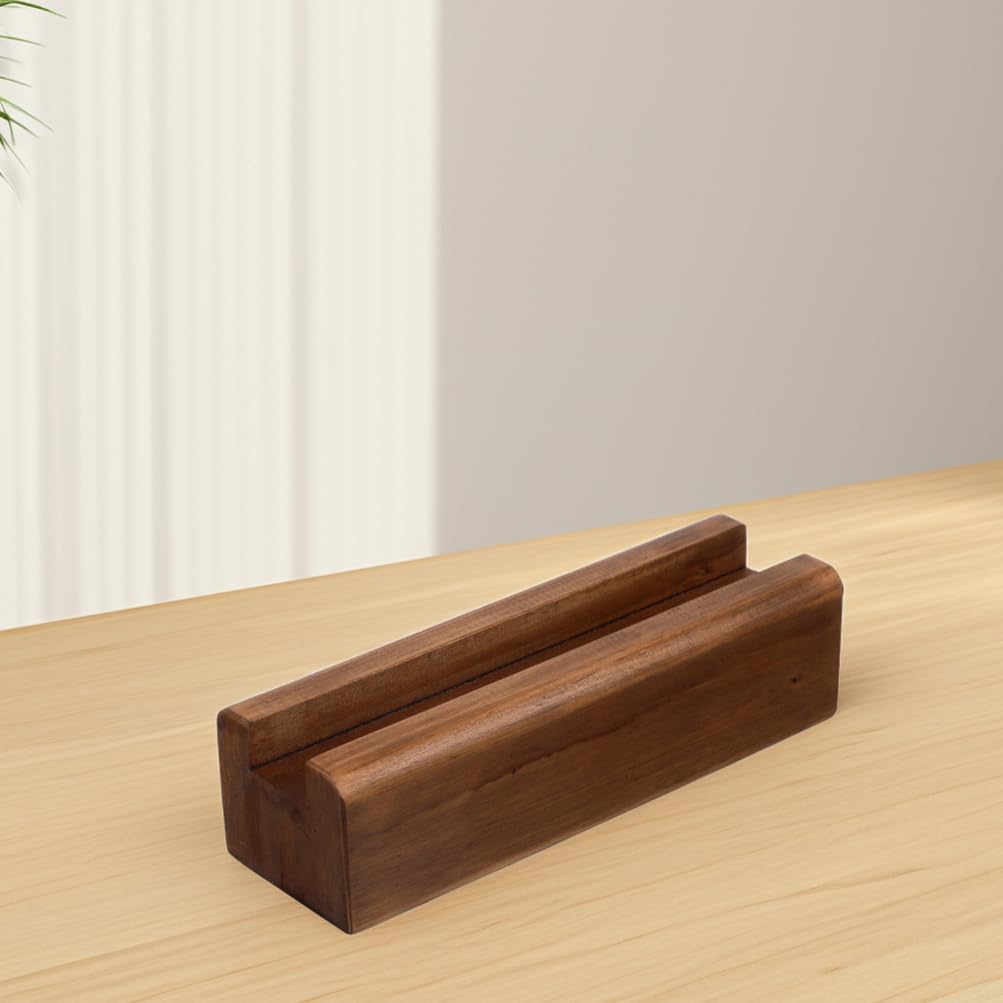 Amosfun Wooden Floor Mirror Stand Anti-Skid Base for Living Room Bedroom and Bathroom Solid Support Rack Minimalist Design Sturdy Stable for Artwork Display