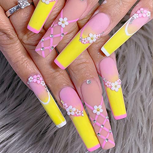 3D Flower Nail Charms, 2 Boxes Flower Nail Art & Nail Rhinestones For Nails, 6 Colors Flower Nail Gems With Gold Silver Pearl Beads, Ab Rhinestones With Tweezers For Nail Art Craft Diy Decorations #TOP4