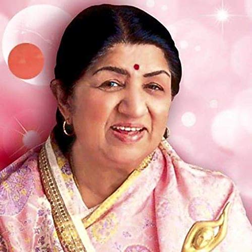 SAMRIDDHI Lata Mangeshkar Vinyl Poster for Bedroom, Living Room, Family and Dorm Room, Wall Decor , 12 x 18 Inches (Multicolour)