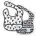 Bumkins Starter Bib, Baby Bib Infant, Waterproof, Washable, Stain & Odor Resistant, 3-9 Months, 2 Pack - Hearts & XOXO