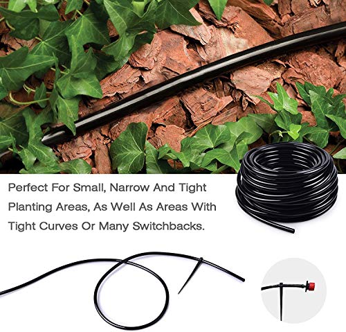 Image of Grassland- 4mm micro tube feeder line pipe (10meter) Pin Connectors (20 Pieces), Punch-1 Drip irrigation kits accessories lateral fitting