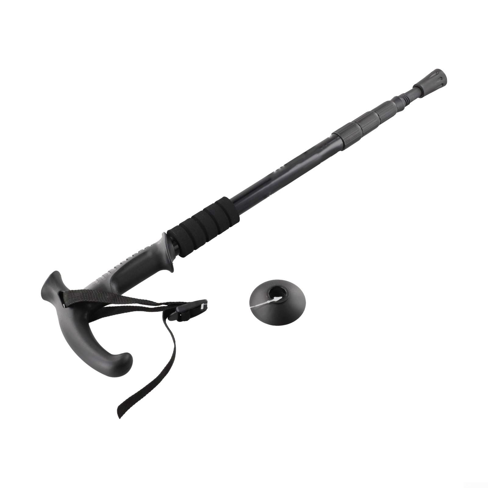 Pieghevole Trekking Bastoni Regolabile 53-110cm In Lega di Alluminio Ammortizzante Antiscivolo Escursioni Per Campeggio Viaggi All'aperto