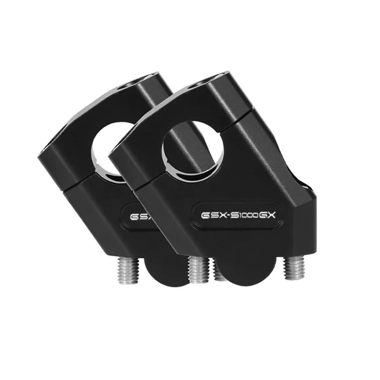 Elevador Manillar Elevadores De Manillar De Motocicleta para Suzuki GSX S1000 GX GSX-S 1000GX 2024 Abrazadera De Montaje Elevado Extensión Elevada Abrazadera Manillar(Negro 22MM)
