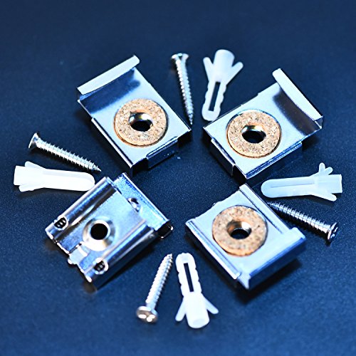 Image of CRL E-Z Mount Mirror Clip Set