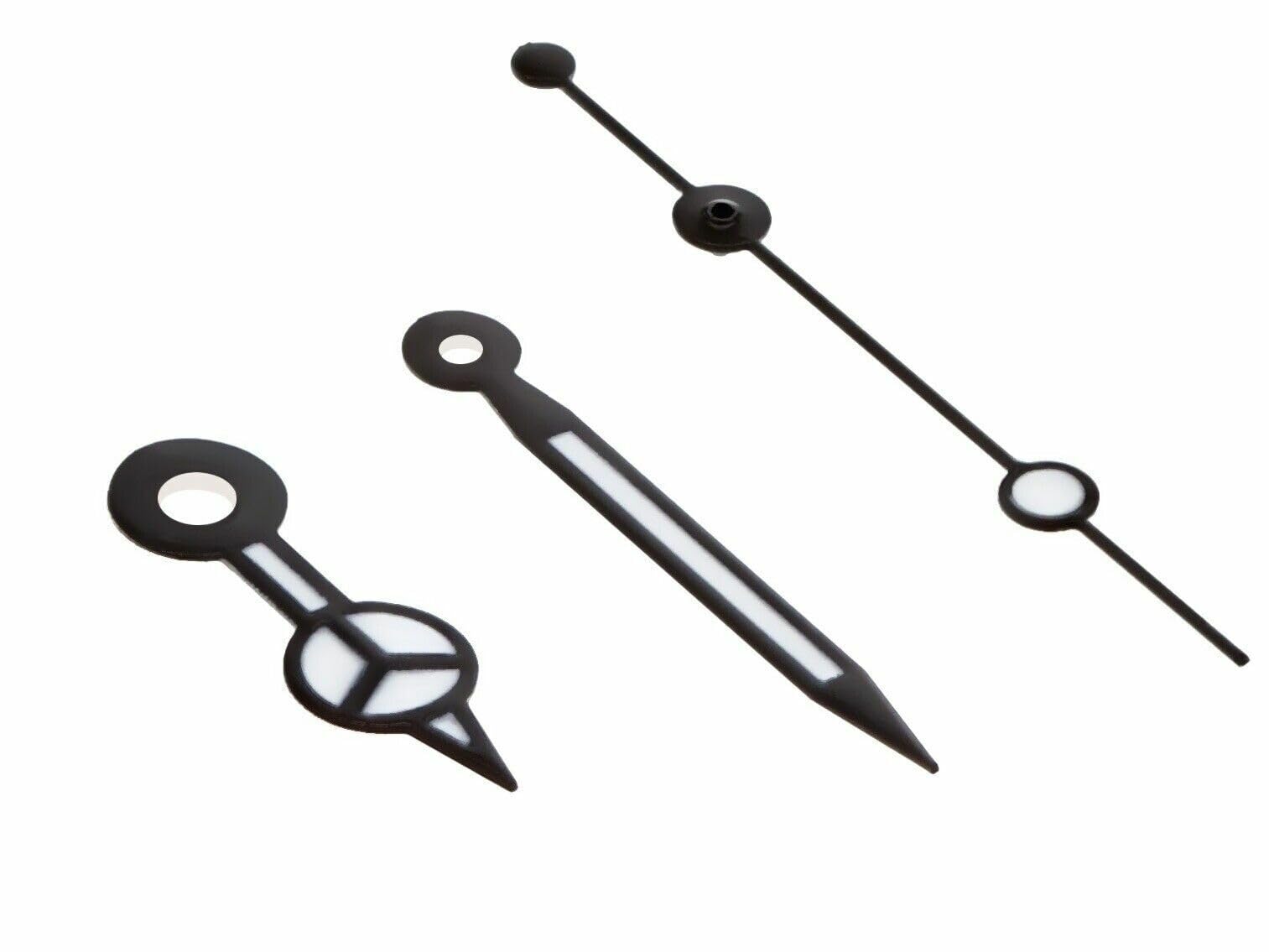 Ewatchparts Watch Hand Compatible With Men's Tag Heuer 951.112 955.114 951.412 F06.11 980.033 Black