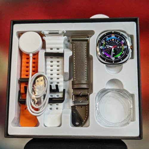 Image of HW S12 Ultra 5G Android Smartwatch - 8GB RAM, 128GB Storage, 12MP 180 Pop-Up Camera, AI with ChatGPT Support