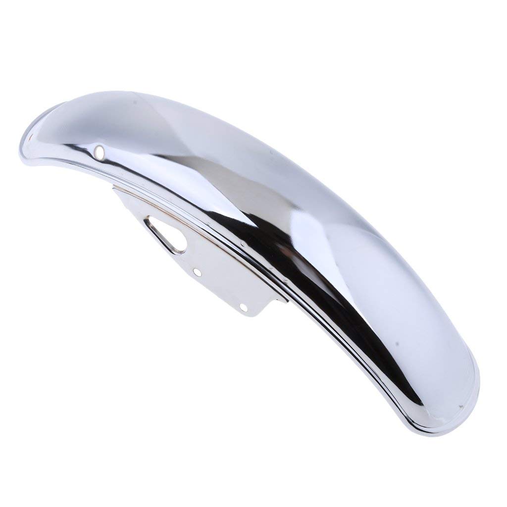 Guardabarros Delantero de Acero Inoxidable para Motocicletas Suzuki GN125