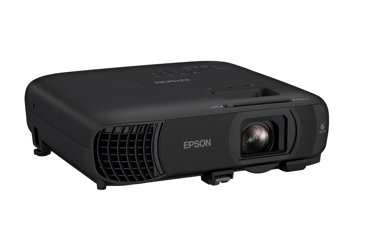 Epson Pro EX9270 Wireless 1080p 3LCD Projector, 4,100 Lumens Colour and White Brightness, Apple AirPlay, Miracast, Stream from Phone and Laptop, 2 HDMI Ports, 1.6X Optical Zoom, Built-in Speaker