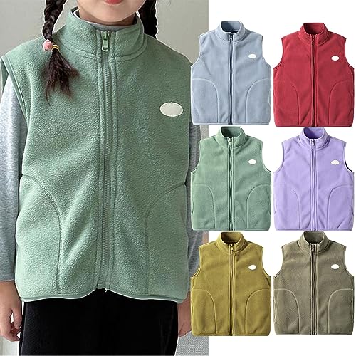 Baby Boys Girls Sleeveless Jacket Full Zipper Soft Vest Kids Fall Winter Waistcoat Outerwear with3