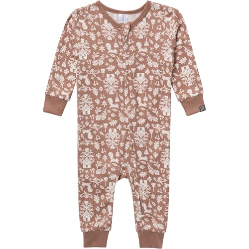 Image of Modern Moments by Gerber baby-girls Baby Hacci Footless Pajamas