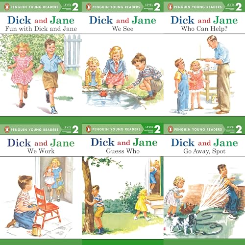 Image of Dick and Jane Level 2 Readers - Set of 6 Children's Books - Ages 4-6