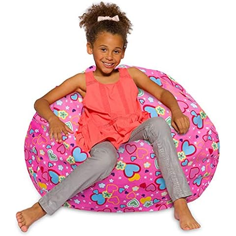 Posh Creations Bean Bag Chair for Kids, Teens, and Adults Cover