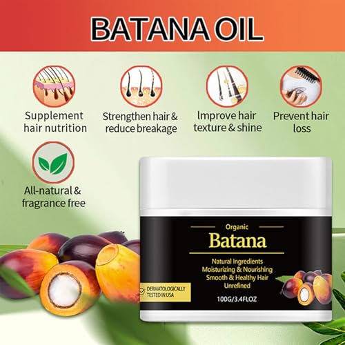 100% Natural Raw Batana Oil for Hair Growth, 100g 1PCS Hair Oil from Honduras, Prevent Hair Loss, Eliminates Split Ends for Men & Women - Image 5
