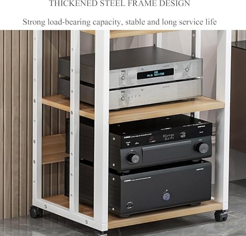 Meuble multimédia mobile polyvalent 4 layers pour rack amplificateur - 7