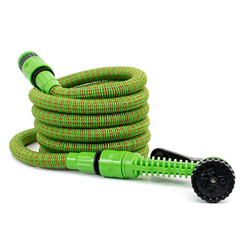 manguera extensible super ventas - últimas unidades 7 The Secret Home - Manguera de Jardín Extensible - Manguera con Pistola de Pulverización con 7 Funciones de Riego - Ideal para Jardín, Terraza,...