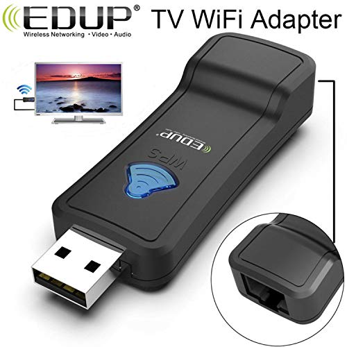 EDUP EP-2911S Adaptateur réseau WiFi à RJ45 répéteur 300Mbps sans Fil 2.4GHz pour téléviseur, boîtier décodeur, PS4, Xbox, imprimante, projecteur