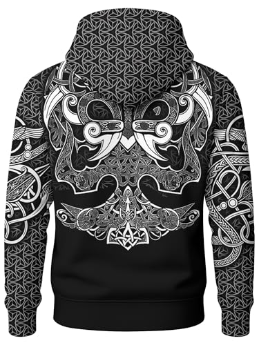 Image of PAGYMO Graphic Hoodies for Men Funny Novelty Pullover Hooded Sweatshirt