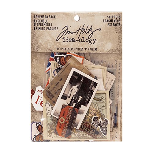 Ephemera Pack - Snippets By Tim Holtz Idea-Ology, Various Sizes, 111 Pieces (Th93564) #TOP1