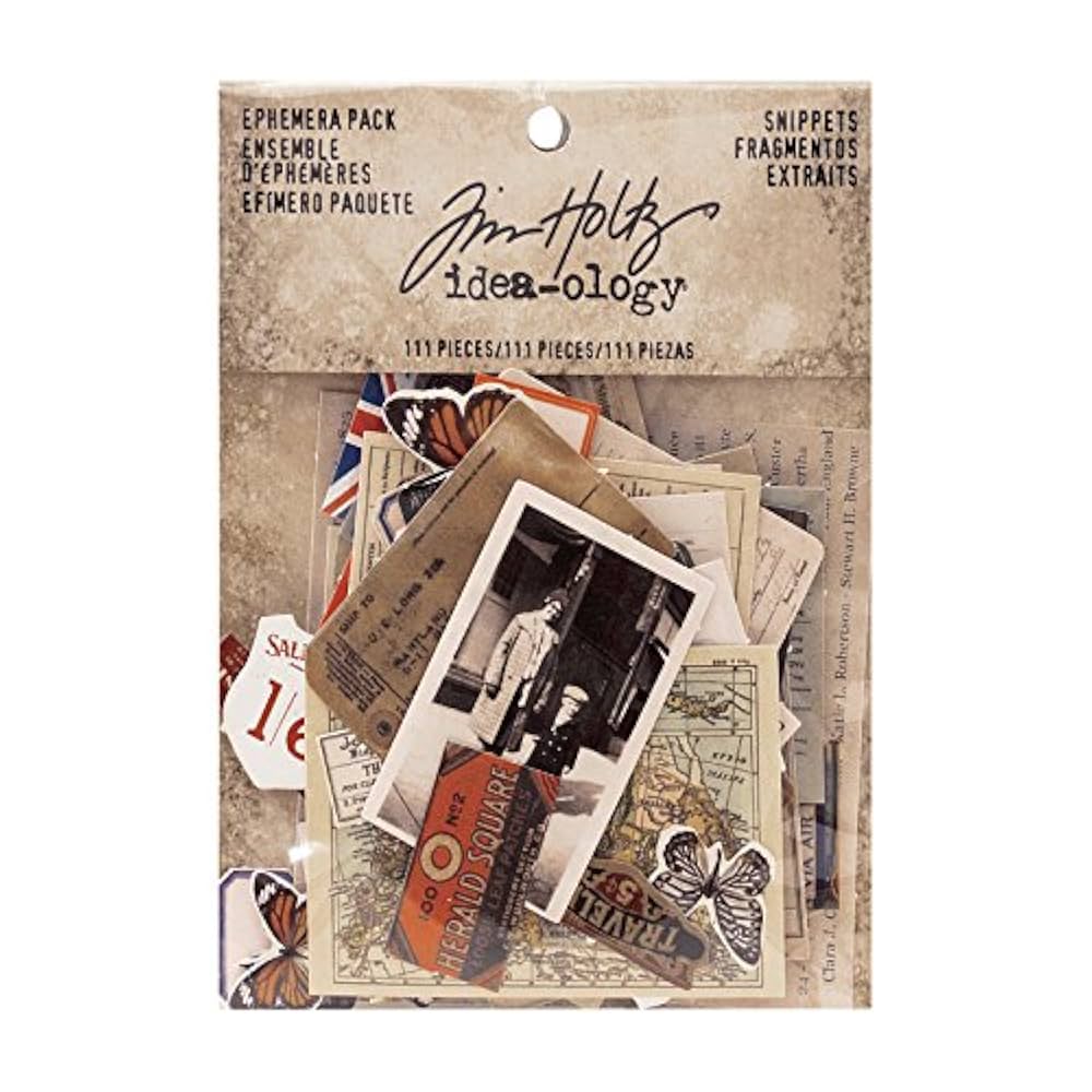 Tim Holtz  Idea-Ology 使用済み12点セットまとめ売り 人物 Amazon.com: Tim Holtz Idea-Ology Layers Collector TH