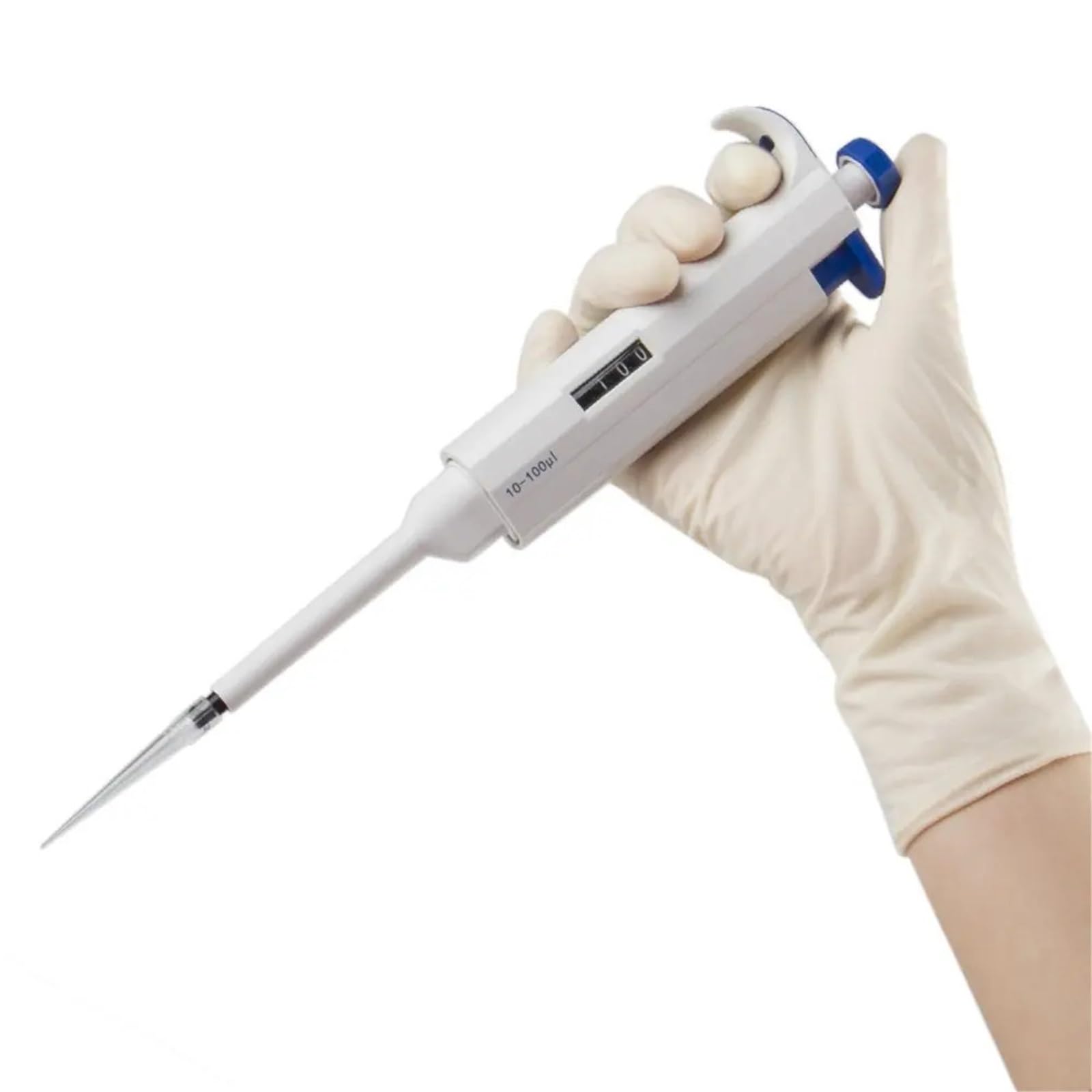 Pipeta electrónica - Pipetas monocanales de volumen variable ajustables de 10 a 100 µL