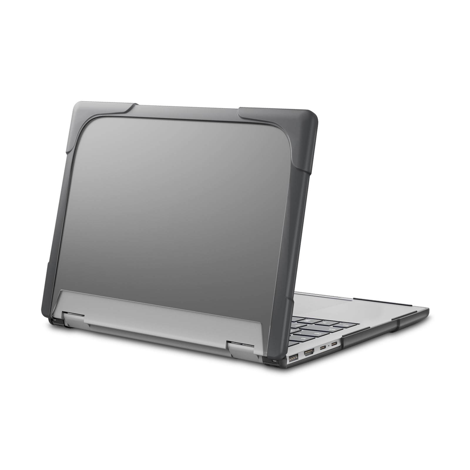 MOSISO Compatible with HP Envy 2-in-1 2K Laptop Case 14 inch Touch-Screen Laptop 2024 Release Model X360, Corner Protective Heavy Duty Rugged Bumper Shockproof Plastic Hard Shell Case Cover, Gray