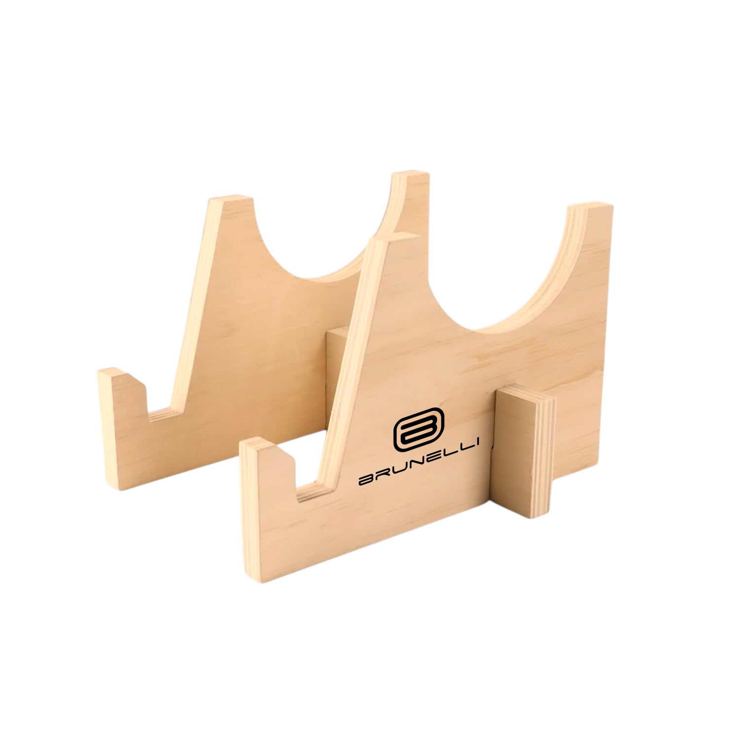 Brunelli Marken Balance Board Komplettset mit Korkrolle, Halbkugel & Halterung 14 Modelle wählbar Rutschfestes Holz Board Balance Training Fitness und Spaß
