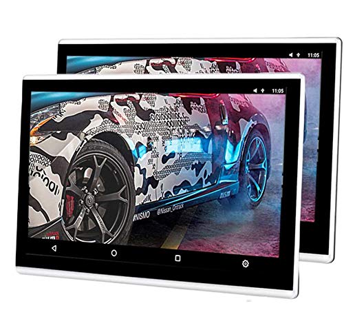Bildschirm DVD-Player Auto Rücksitz Kopfstütze Tragbarer DVD-Player, Android 6.0 Tablet Kopfstütze Multimedia-Monitor, 1080P Video Auto Games