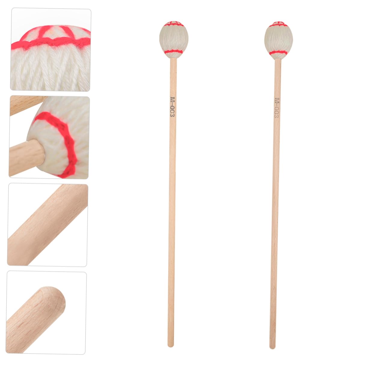 4 Piezas mazos de marimba palos de instrumentos de percusión de teclado rugerizado percusion instrumentos baqueta profesional accesorios para instrumentos de percusión arce