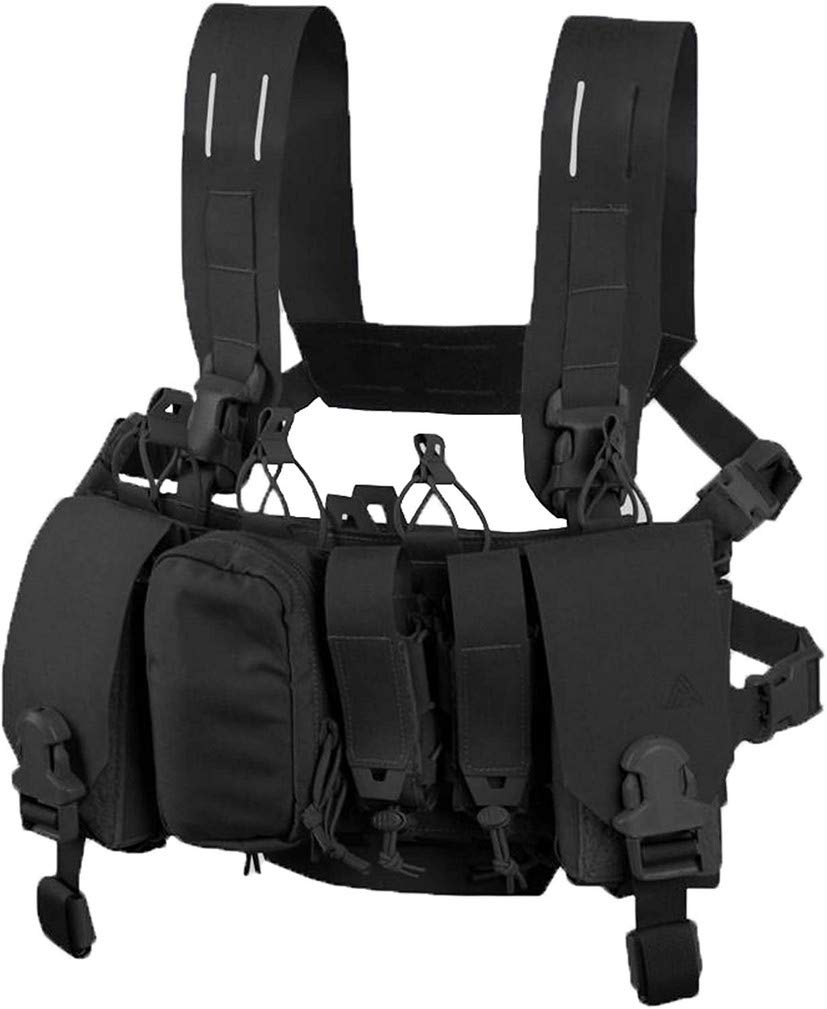Direct Action Thunderbolt Chest Rig negro de Cordura para entrenamiento 2