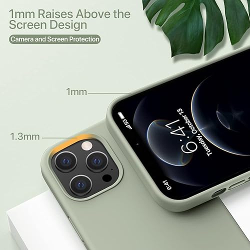 Miniatura 306 de Miracase - Funda diseñada para iPhone 11 con protector de pantalla, funda de goma de silicona líquida, protección total contra caídas y a prueba