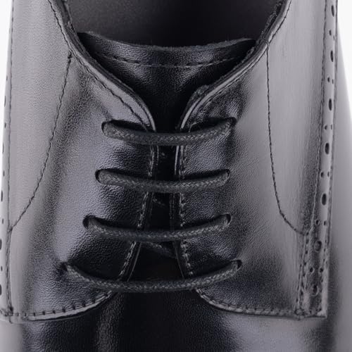 GZOJSS Men's Oxford Shoe Luxury Formal Dress Retro Shoes Casual Comfortable Genuine Leather Business Derby Lace Up Plain Toe Men Shoes Premium Series4