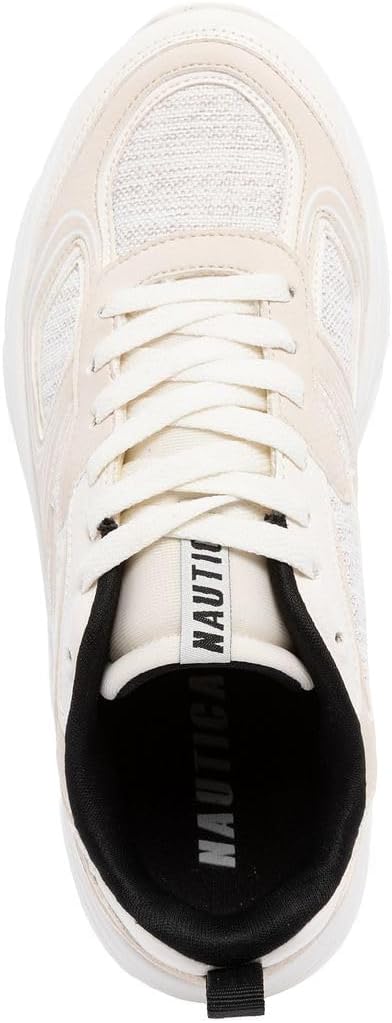 Nautica Women's Lightweight Athletic Running Sneakers - Image 4